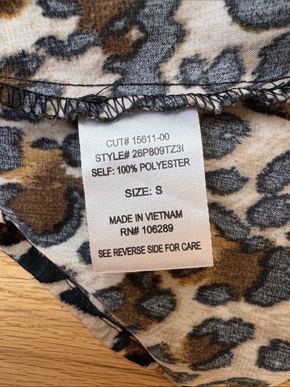 Leopard Print Mini Dress - Picture 3 of 5